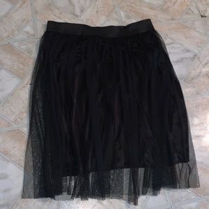 gothic midi skirt
